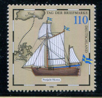 R.F.A. ** N° 1852 - Journée Du Timbre. Le Yacht Postal "Hiorten" - Unused Stamps