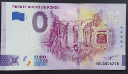 BILLETE 0 Euro Souvenir 0 € ESPAÑA: VECQ 2023-2 PUENTE NUEVO DE RONDA - Altri & Non Classificati