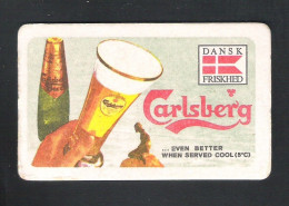 Bierviltje - Sous-bock - Bierdeckel   CARLSBERG - EVEN BETTER WHEN SERVED COOL - DANSK FRISKHED  (B 109) - Beer Mats