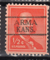 KS-044; USA Precancel/Vorausentwertung/Preo; ARMA (KS), Type 728.5 - Preobliterati