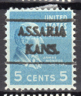 KS-047; USA Precancel/Vorausentwertung/Preo; ASSARIA (KS), Type 492 - Preobliterati