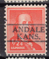 KS-029; USA Precancel/Vorausentwertung/Preo; ANDALE (KS), Type 811 - Prematasellado