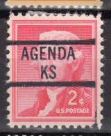 KS-009; USA Precancel/Vorausentwertung/Preo; AGENDA (KS), Type 839 - Preobliterati