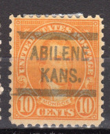 KS-002; USA Precancel/Vorausentwertung/Preo; ABILENE (KS), Type 572 - Voorafgestempeld