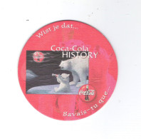 Bierviltje - Sous-bock - Bierdecke Coca-Cola  HISTORY  (B 112) - Bierdeckel