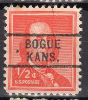 KS-096; USA Precancel/Vorausentwertung/Preo; BOGUE (KS), Type 729 - Preobliterati