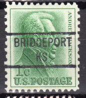 KS-099; USA Precancel/Vorausentwertung/Preo; BRIDGEPORT (KS), Type 841 - Préoblitérés