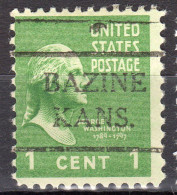 KS-070; USA Precancel/Vorausentwertung/Preo; BAZINE (KS), Type 716 - Préoblitérés