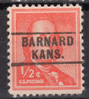 KS-064; USA Precancel/Vorausentwertung/Preo; BARNARD (KS), Type 745 - Vorausentwertungen