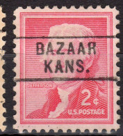 KS-069; USA Precancel/Vorausentwertung/Preo; BAZAAR (KS), Type 745 - Preobliterati