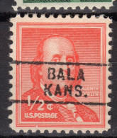 KS-061; USA Precancel/Vorausentwertung/Preo; BALA (KS), Type 745 - Preobliterati