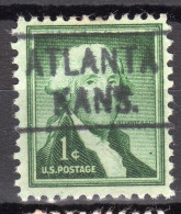 KS-053; USA Precancel/Vorausentwertung/Preo; ATLANTA (KS), Type 455 - Precancels