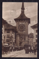 CARTE POSTALE DE SUISSE DE BERNE IMAGE D'UNE GRANDE HORLOGE CIRCULÉE EN 1923 - Berna