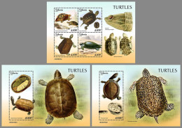 LIBERIA 2023 MNH Turtles Schildkröten M/S+2S/S – IMPERFORATED – DHQ2421 - Turtles