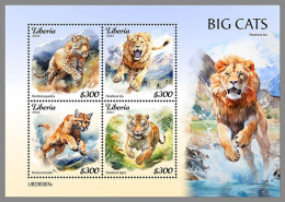 LIBERIA 2023 MNH Big Cats Raubkatzen Großkatzen M/S – IMPERFORATED – DHQ2421 - Roofkatten