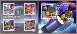 SIERRA LEONE 2023 MNH India’s Chandrayaan-3 Space Raumfahrt M/S+S/S – IMPERFORATED – DHQ2421 - Africa