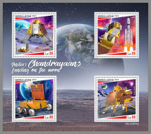 SIERRA LEONE 2023 MNH India’s Chandrayaan-3 Space Raumfahrt M/S – IMPERFORATED – DHQ2421 - Afrique