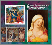 SIERRA LEONE 2023 MNH 495 Years Albrecht Dürer Paintings Gemälde S/S – IMPERFORATED – DHQ2421 - Other & Unclassified