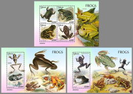 LIBERIA 2023 MNH Frogs Frösche M/S+2S/S – OFFICIAL ISSUE – DHQ2421 - Frogs