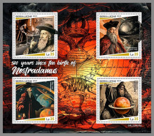 SIERRA LEONE 2023 MNH Nostradamus Clairvoyant Hellseher M/S – OFFICIAL ISSUE – DHQ2421 - Sonstige & Ohne Zuordnung