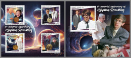 SIERRA LEONE 2023 MNH Stephen Hawking Physicist Physiker M/S+S/S – OFFICIAL ISSUE – DHQ2421 - Fisica