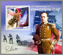 SIERRA LEONE 2023 MNH Robert Falcon Scott Explorer Polarforscher S/S – OFFICIAL ISSUE – DHQ2421 - Esploratori E Celebrità Polari