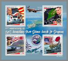 SIERRA LEONE 2023 MNH 55 Years Iwo Jima Back To Japan M/S – OFFICIAL ISSUE – DHQ2421 - Otros & Sin Clasificación