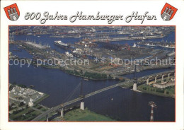 72456309 Hamburg HafenKoehlbrandbruecke Luftbild Hamburg - Andere & Zonder Classificatie
