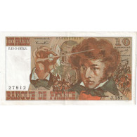 France, 10 Francs, Berlioz, 1975, J.187, SUP, Fayette:63.10, KM:150b - 10 F 1972-1978 ''Berlioz''