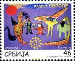 272221 MNH SERBIA 2011 JOYA DE EUROPA - Servië