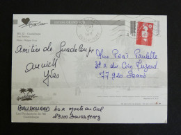 BAILLIF - GUADELOUPE - FLAMME MUETTE SUR MARIANNE BRIAT - LES SAINTES - Mechanical Postmarks (Advertisement)