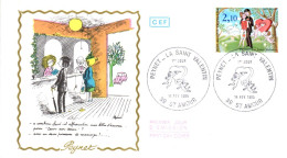 FDC 1985 PEYNET LA SAINT VALENTIN - 1980-1989