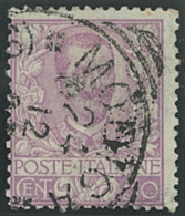 ITALY ITALIA REGNO 1901 FLOREALE 50 CENT. (Sass. 76) USATO OFFERTA! - Afgestempeld