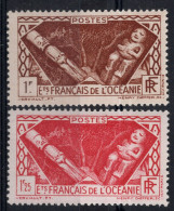 OCEANIE  Timbres-Poste N°107* & 109* Neufs Charnières TB Cote : 2€50 - Nuovi