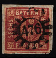 Bayern 4 TypII Gestempelt GMr 476 (Schwandorf), Leichte Mängel #GU931 - Used