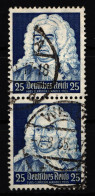 Deutsches Reich 575 PFI Gestempelt Senkrechtes Paar #GS049 - Other & Unclassified