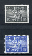 1948.VATICANO.AEREO.YVERT 16/17**.NUEVOS SIN FIJASELLOS(MNH).CATALOGO 750 € - Posta Aerea