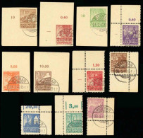 SBZ - Mecklenburg Vorpommern, 1946, 29-40 X + Y, Gestempelt - Other & Unclassified