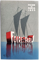 Ephemera / Imagerie, Image Publicitaire / A. Solon / FOIRE DE PARIS 1933. - Tentoonstellingen