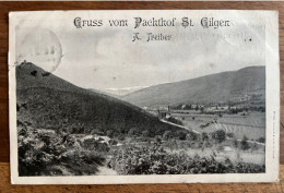 St. Gilgen - Gruss Vom Pachthof - A. Treiber - Gelaufen Am 3.8.1913 - St. Gilgen