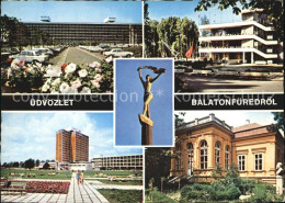 72455576 Balatonfuered Teilansichten Gebaeude Hochhaus Denkmal Skulptur Ungarn - Hongrie