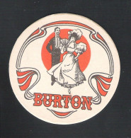 Bierviltje - Sous-bock - Bierdeckel :  BURTON  (B 141) - Portavasos