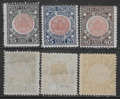 Italia Italy 1921 Regno Venezia Giulia Sa N.113-115 Completa Nuova MNH/MH **/* - Neufs