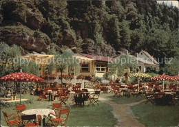 72455238 Pottenstein Oberfranken Fraenkische Schweiz Waldcafe Schuettersmuehle - Pottenstein