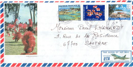 1981  De PAPEETE TAHITI Envoyée à SAVERNE 67 - Storia Postale