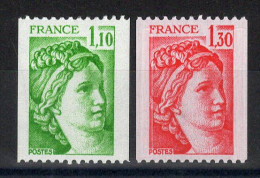 Numeros Rouges - YV 2062a / 2063a N** MNH Luxe , Cote 8 Euros - Unused Stamps