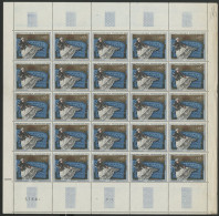 N° 1364 E. MANET Tableau, Feuille Complète De 25 Ex. Neufs ** (MNH) Cote 87.5 € - Full Sheets