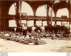 PARIS PHOTO ORIGINALE GALERIE DES MACHINES ET ECOLE MILITAIRE 1902-1904  FORMAT 11 X 8.5 CM R1 - Guerra, Militares