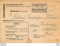 PRISONNIER KRIEGSGEFANGENENLAGER 06/1943 STAMMLAGER VIII C SAGAN SOLDAT CAMPAGNE N°49780 - 1939-45