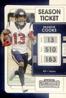 38 Brandin Cooks Houston Texans - Panini Contenders Season Ticket Football US NFL 2021 - Otros & Sin Clasificación